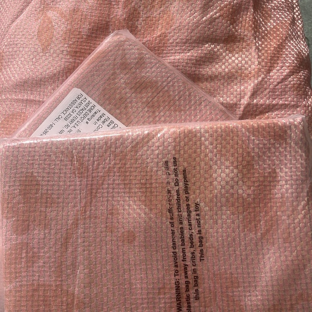 The Company Store Pink Duvet Cover